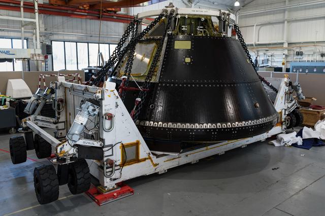 NASA image: Orion Structural Test Article arrives at Langley