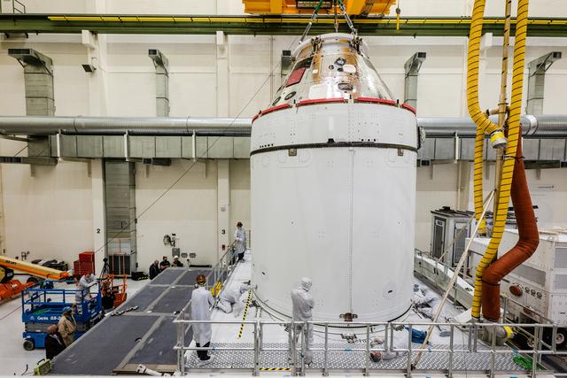 NASA image: Orion ready for fueling