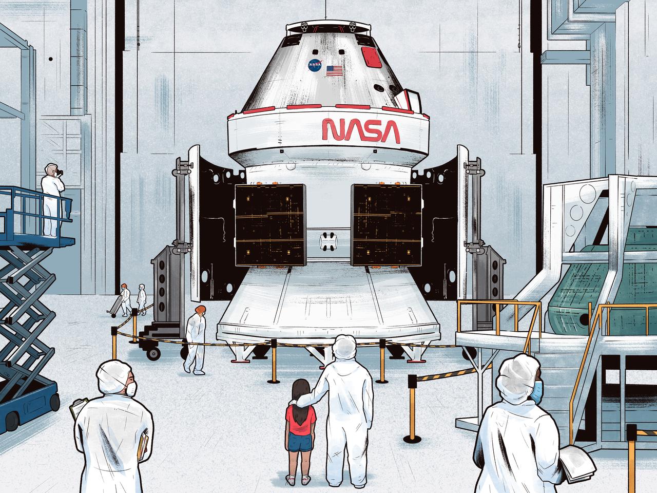 With Artemis, NASA is going back to the Moon. And we want you to come along!..You Are Going, illustrated by former NASA intern Shane Tolentino, shares a glimpse into future Artemis missions. Learn all about the elements that will help make Artemis possible: the powerful Space Launch System rocket, the Orion spacecraft, the Gateway, and so much more.