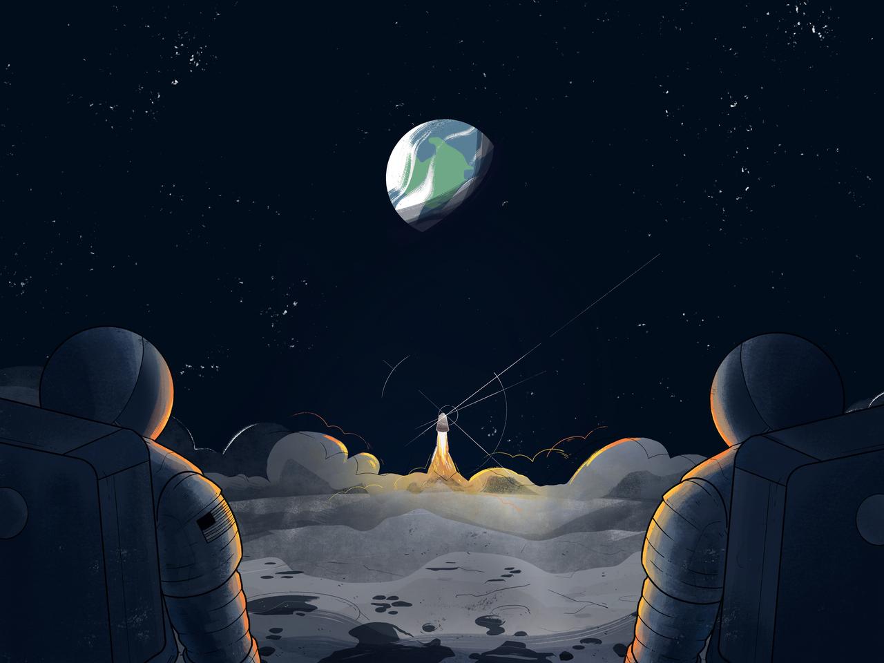 With Artemis, NASA is going back to the Moon. And we want you to come along!..You Are Going, illustrated by former NASA intern Shane Tolentino, shares a glimpse into future Artemis missions. Learn all about the elements that will help make Artemis possible: the powerful Space Launch System rocket, the Orion spacecraft, the Gateway, and so much more.