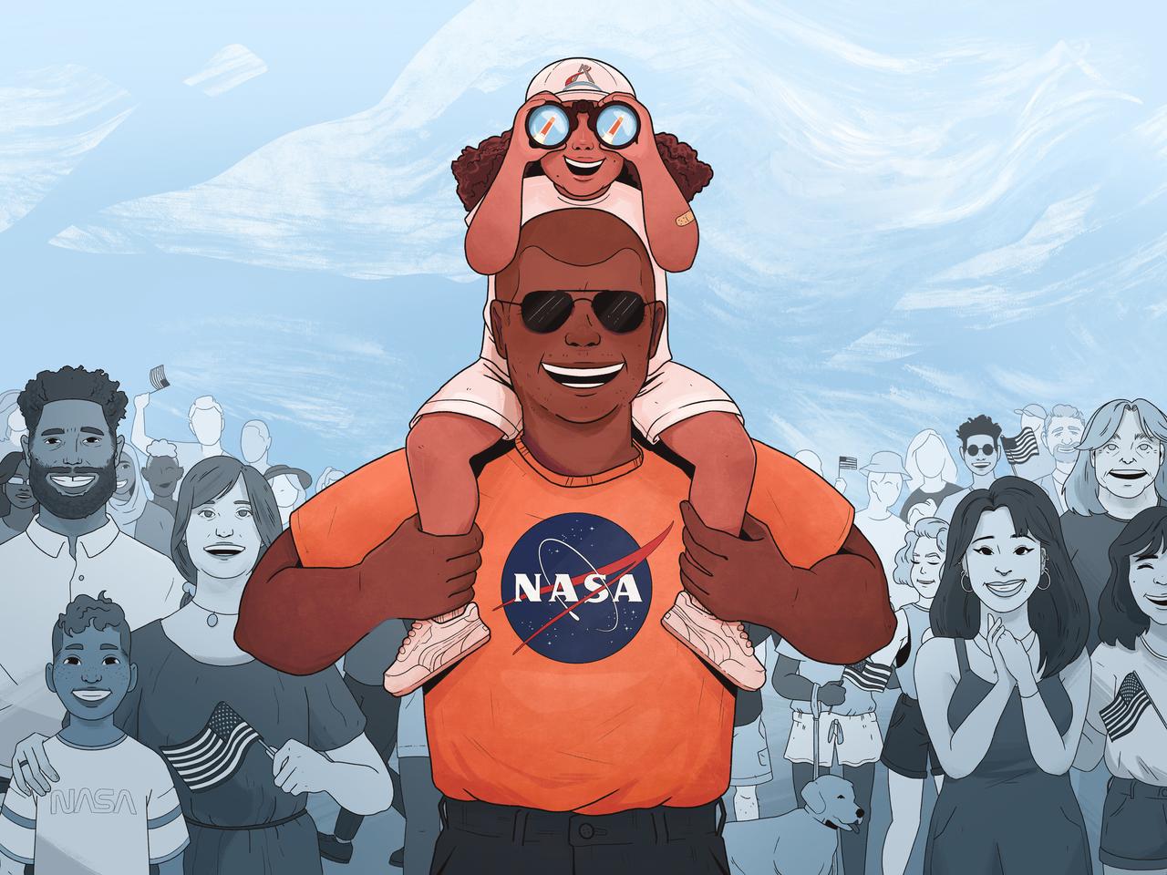 With Artemis, NASA is going back to the Moon. And we want you to come along!..You Are Going, illustrated by former NASA intern Shane Tolentino, shares a glimpse into future Artemis missions. Learn all about the elements that will help make Artemis possible: the powerful Space Launch System rocket, the Orion spacecraft, the Gateway, and so much more.