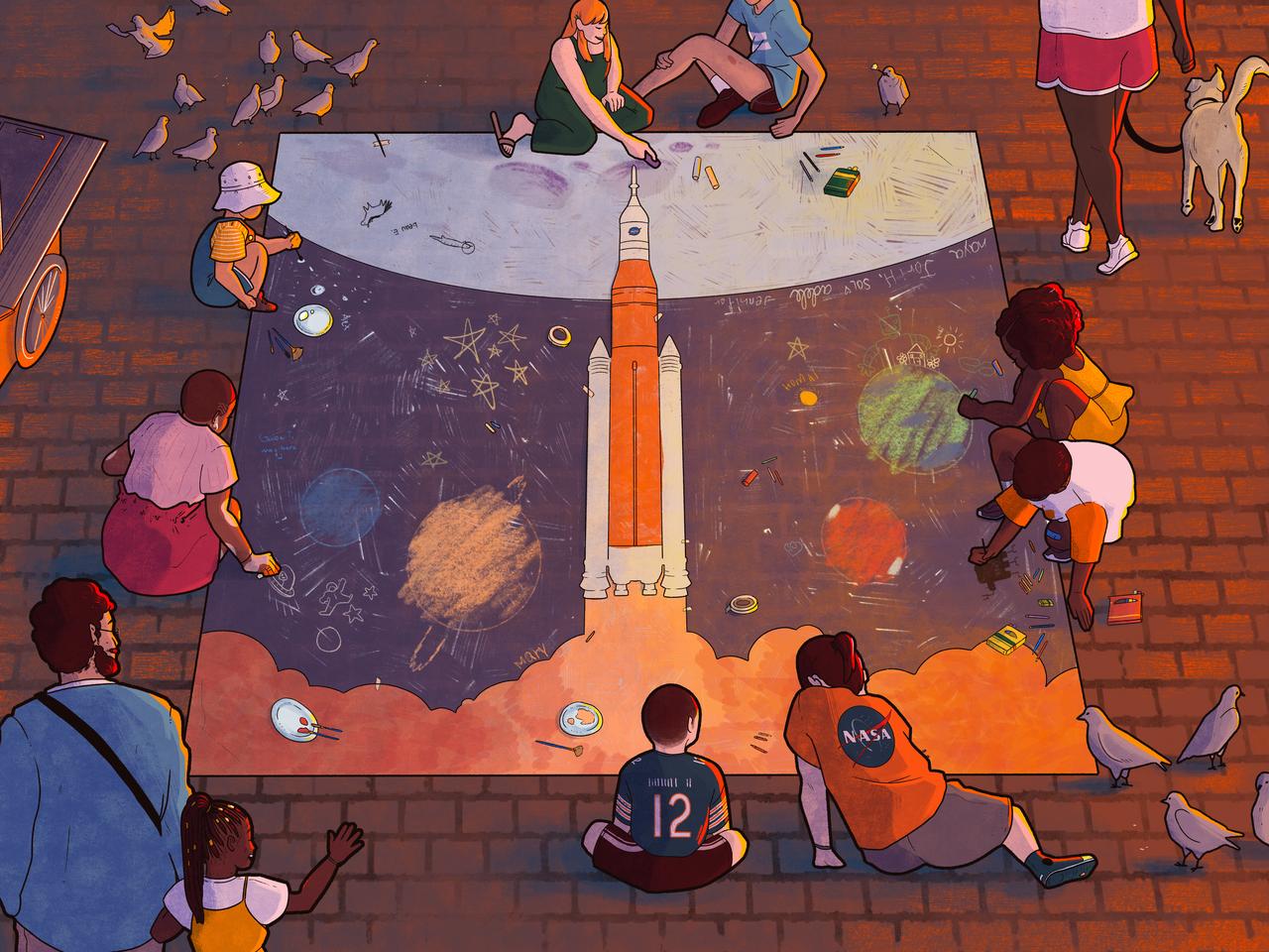 With Artemis, NASA is going back to the Moon. And we want you to come along!..You Are Going, illustrated by former NASA intern Shane Tolentino, shares a glimpse into future Artemis missions. Learn all about the elements that will help make Artemis possible: the powerful Space Launch System rocket, the Orion spacecraft, the Gateway, and so much more.