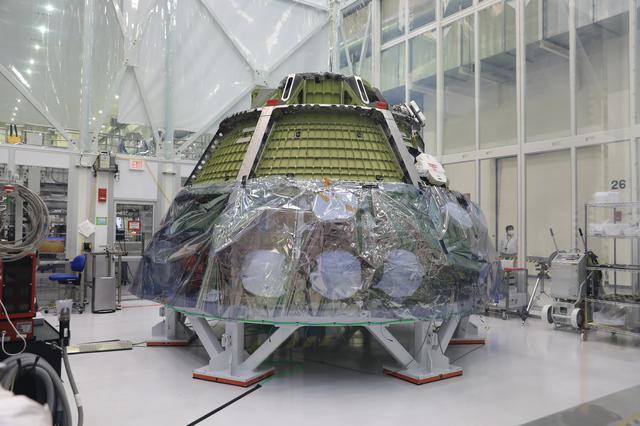 NASA image: Artemis II Orion Crew Module at KSC