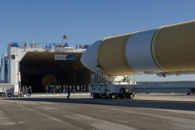 NASA image: Loading the barge