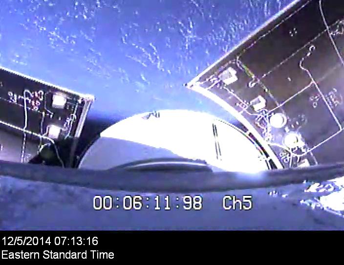 NASA image: Service module panels separate