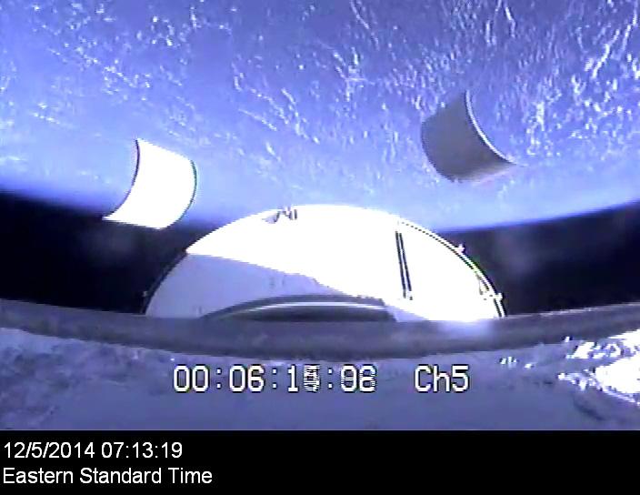 NASA image: Service module panels separate