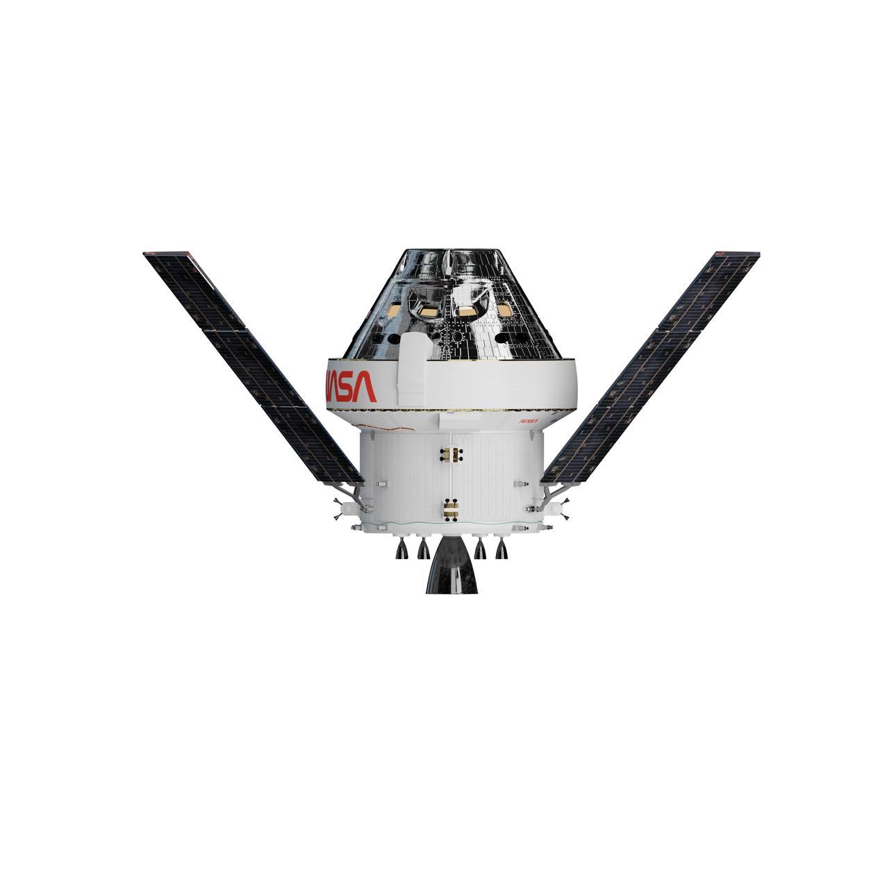 Artist's rendering of the Orion Artemis I spacecraft.