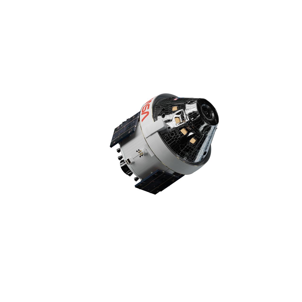 Artist's rendering of the Orion Artemis I spacecraft.