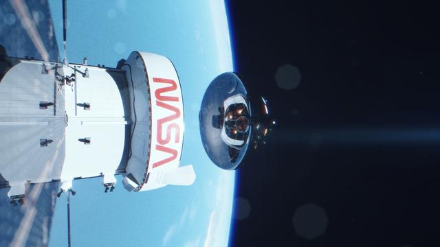 NASA image: Artemis I artist's concept - returning home