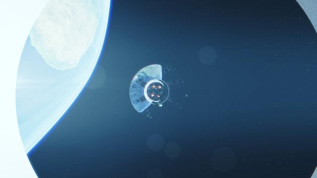 NASA image: Artemis I artist's concept - returning home