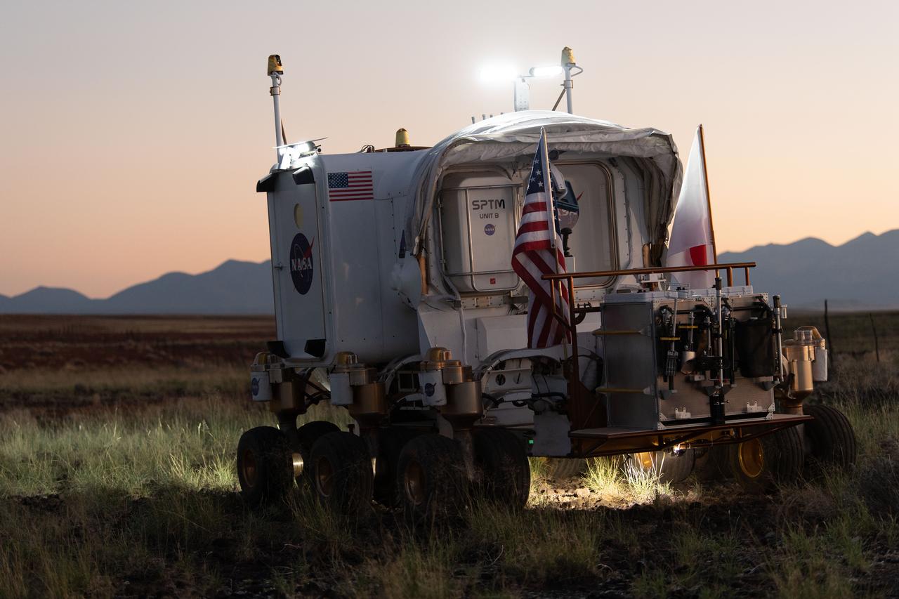 The Desert Research and Technology Studies (DesertRATS) is one of NASA’s analog missions to test hardware and operational scenarios in a remote environment with geographic similarities to the Moon and Mars. In October 2022, NASA evaluated rover design and operations, communications with the Mission Control Center and a Science Evaluation Room at NASA’s Johnson Space Center in Houston. A key element of the DesertRATS analog is the pressurized rover, a capability that is planned for astronaut surface exploration at the Moon and Mars. NASA has a study agreement with the Japan Aerospace Exploration Agency (JAXA) for development of the Artemis pressurized rover, and JAXA representatives  joined NASA at DesertRATS.