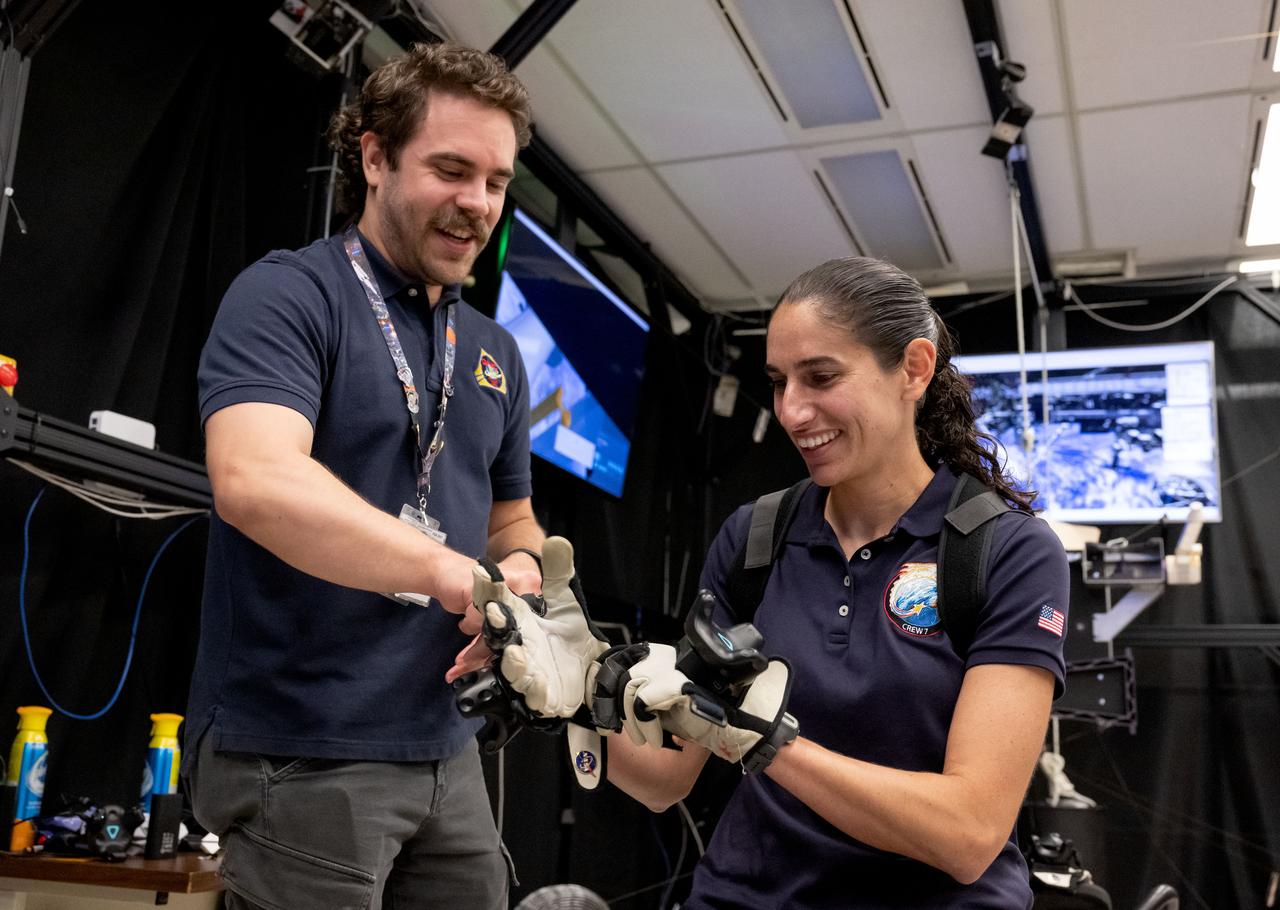 Work Request Description: Photographic coverage of Crew-7 astronauts Jasmin Moghbeli, Andreas Mogensen, Satoshi Furukawa and cosmonaut Konstantin Borisov during during VR Training