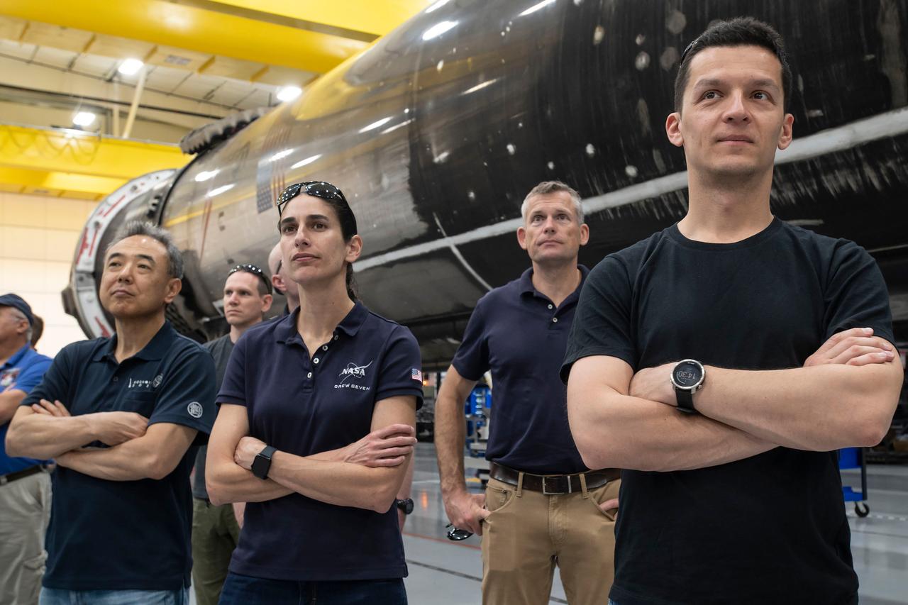 NASA's SpaceX Crew-7 crew. Images courtesy of SpaceX