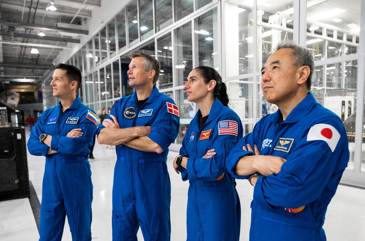 NASA's SpaceX Crew-7 is photographed at SpaceX in Hawthorne, California. Imagery provided by SpaceX.