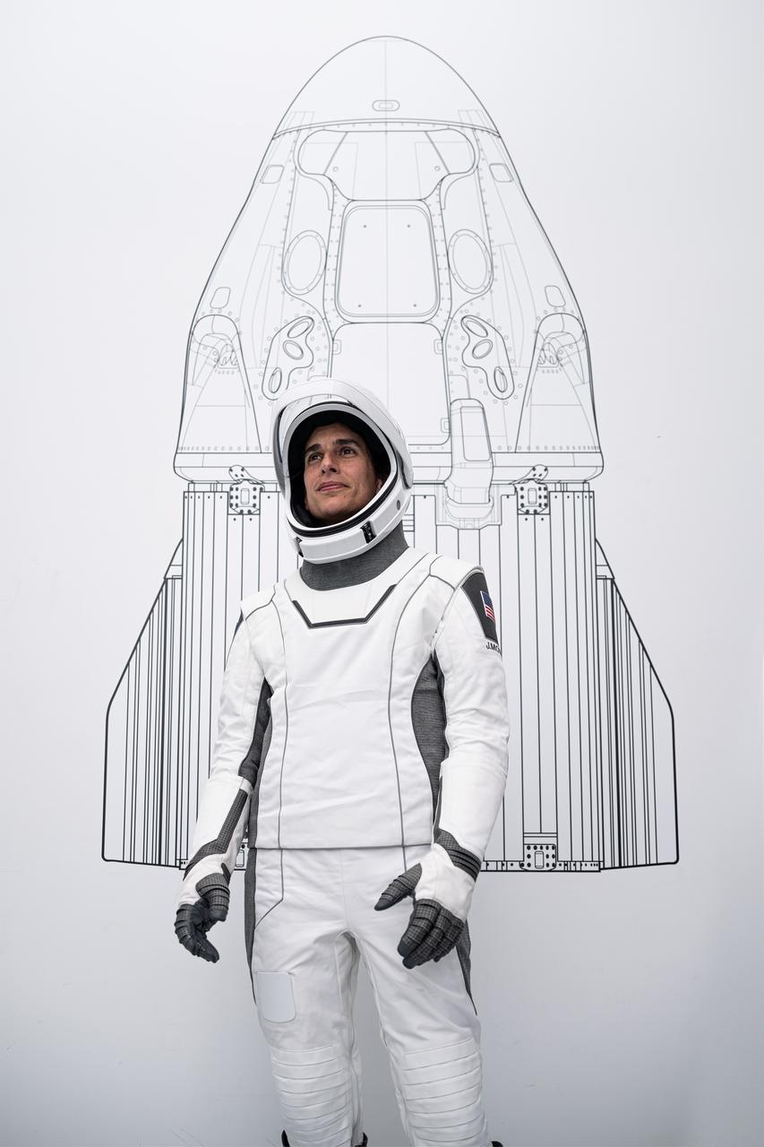 NASA's SpaceX Crew-7 crew in training at SpaceX in Hawthorne, California, before their mission to the International Space Station. 