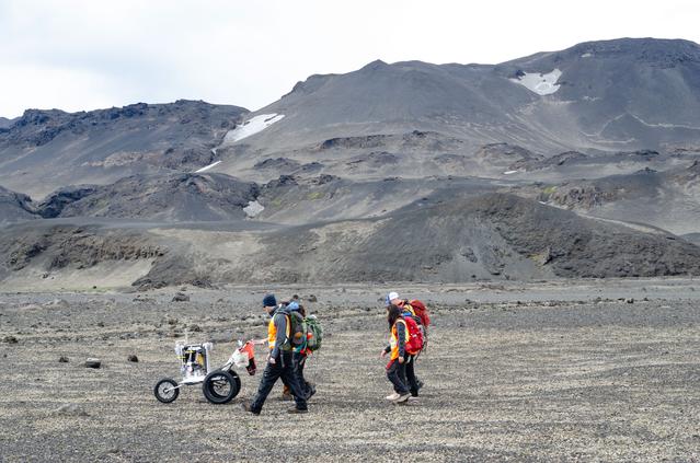 NASA image: Artemis II Geology Crew Training in Iceland -- jsc2023e041422