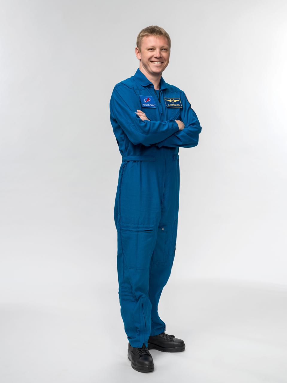 jsc2023e067600_alt (Oct. 27, 2023) --- Roscosmos cosmonaut and SpaceX Crew-9 Mission Specialist Aleksandr Gorbunov poses for a portrait at NASA's Johnson Space Center in Houston. Texas. Credit: NASA/Bill Stafford/Robert Markowitz