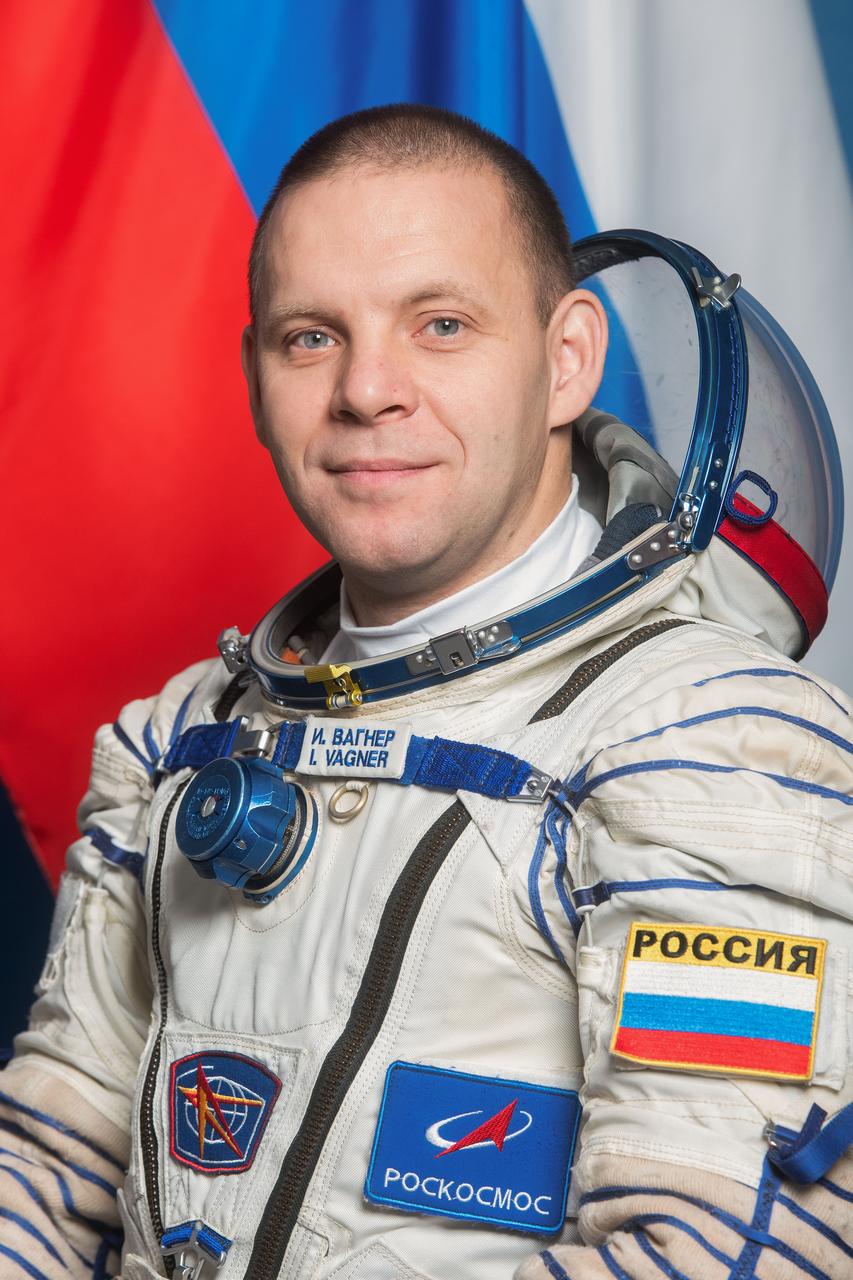 jsc2024e009743 (Jan. 11, 2024) --- Roscosmos cosmonaut and backup Soyuz MS-25 Commander Ivan Vagner poses for a crew portrait at the Gagarin Cosmonaut Training Center. Credit: GCTC/Andrey Shelepin