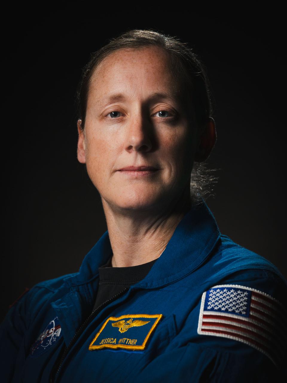 jsc2024e013683_alt (February 8, 2024) --- NASA astronaut Jessica Wittner poses for a portrait at NASA’s Johnson Space Center in Houston, Texas. Credit: NASA/ Josh Valcarcel