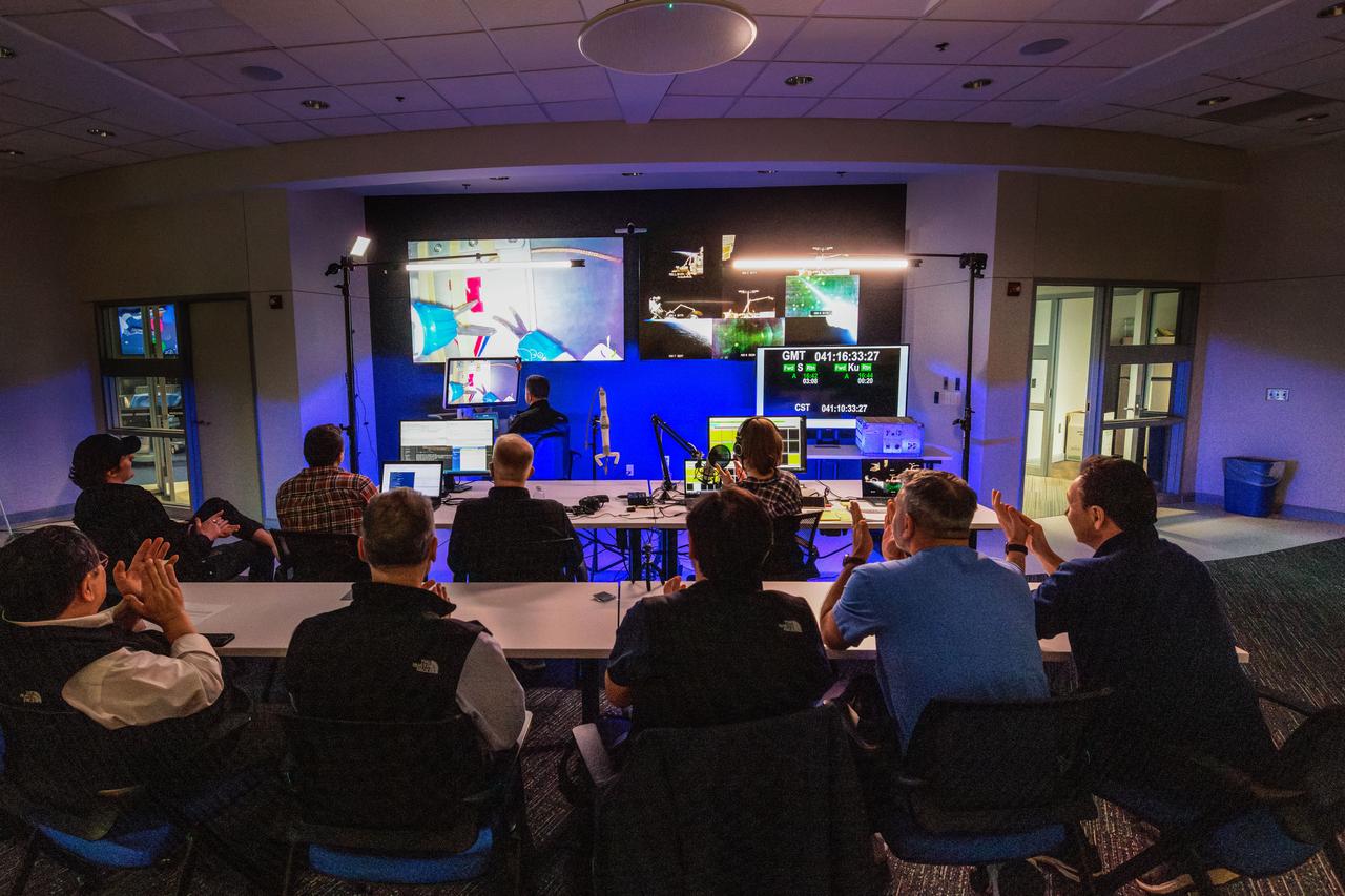 jsc2024e041214 (2/10/2024) --- Dr. Michael Jobst remotely operates a surgical robot aboard the International Space Station using controls at the Virtual Incision offices in Lincoln, Nebraska. Robotic Surgery Tech Demo tests techniques for performing robotic surgery in microgravity using a miniature surgical robot that can be remotely controlled or teleoperated from Earth. Results from this investigation could support the development of robotic systems to perform remote procedures. Miniaturization and the ability to remotely control robots may help to make surgery available anywhere and anytime. Image courtesy of the University of Nebraska-Lincoln.