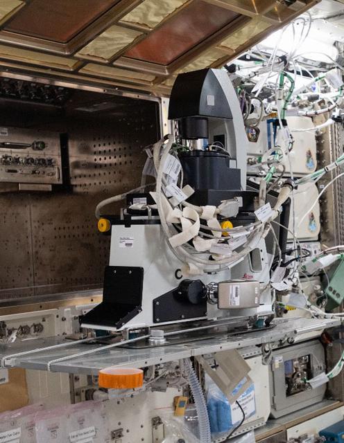 jsc2024e041793 (12/16/2020) --- JAXA Confocal Space Microscopy (COSMIC) is seen on the International Space Station. Image courtesy of JAXA.