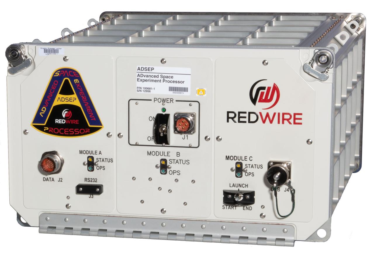jsc2024e043200 (10/9/2020) --- The Redwire Space ADvanced Space Experiment Processor (ADSEP) is a fully automated, multi-use single middeck locker processing facility used to conduct a variety of life and physical-science research as well as small-batch production. The ADSEP facility contains three independent thermal zones, each accommodates one “mini-laboratory” cassette and an internal computer that controls the processing of all three cassettes. Image courtesy of Redwire. Original Filename