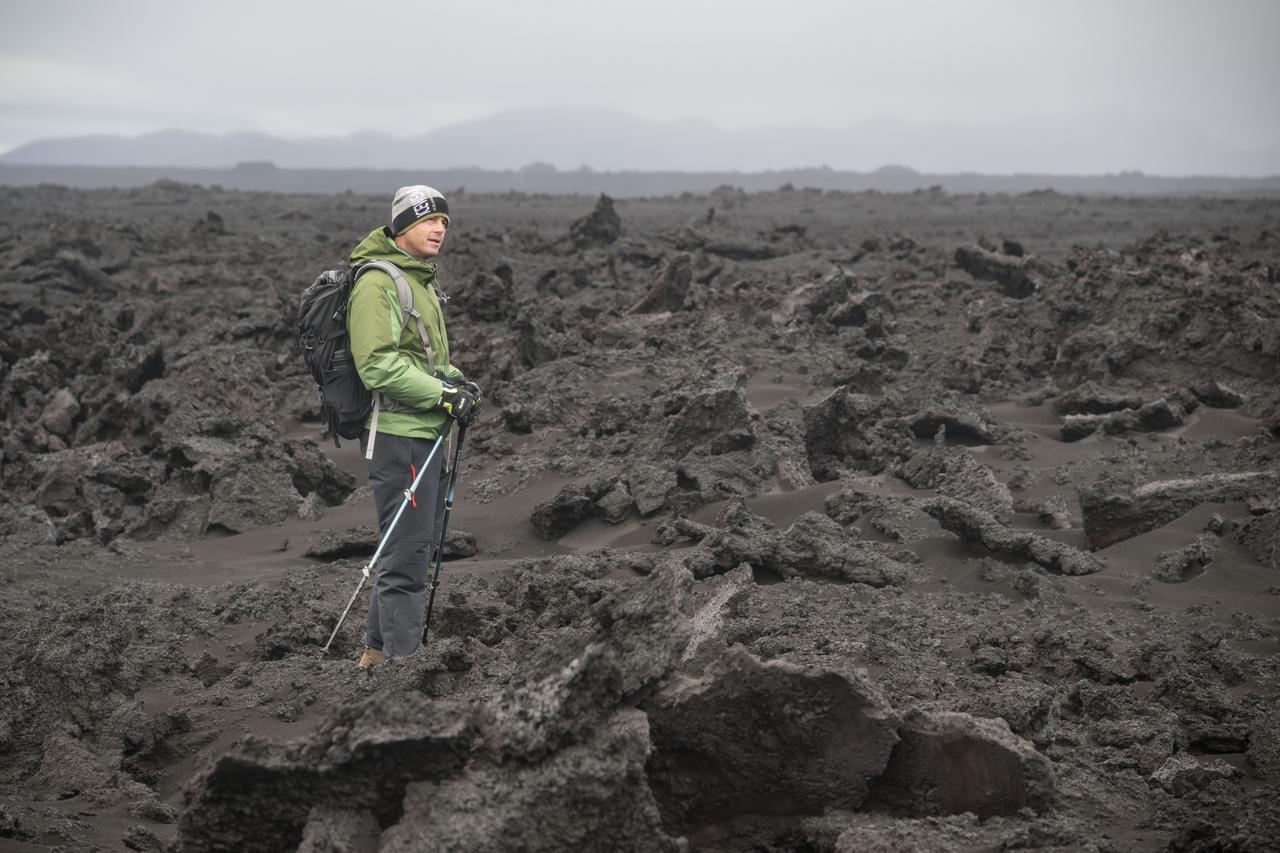 Artemis II Crew Geology Training in Iceland. Nautagil / Holohraun Science Activity. Photo Date: August 1, 2024. Location: Drekagil, Iceland. Photo Credit: NASA/Robert Markowitz