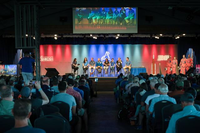 NASA image: Artemis II Mission Panel at EAA AirVenture Oshkosh 2024