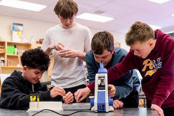 jsc2024e066514 (1/19/2024) --- The flight team from Michael Strembitsky School conducts trials on Dugesia flatworms to examine their ability to regenerate and reproduce in microgravity. Their experiment, The Effect of Microgravity on Reproduction of Dugesia tigrina, is part of the Nanoracks-National Center for Earth and Space Science Education-Surveyor-Student Spaceflight Experiments Program Mission 18 to ISS (Nanoracks-NCESSE-Surveyor-SSEP).
