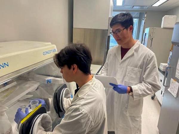 jsc2024e066516 (10/4/2024) ---  Student researcher Ryan Stewart works to optimize the bacterial growth medium for his experiment, The Impact of Lectins on Escherichia coli Biofilm Formation in Microgravity. The experiment is part of the Nanoracks-National Center for Earth and Space Science Education-Surveyor-Student Spaceflight Experiments Program Mission 18 to ISS (Nanoracks-NCESSE-Surveyor-SSEP).