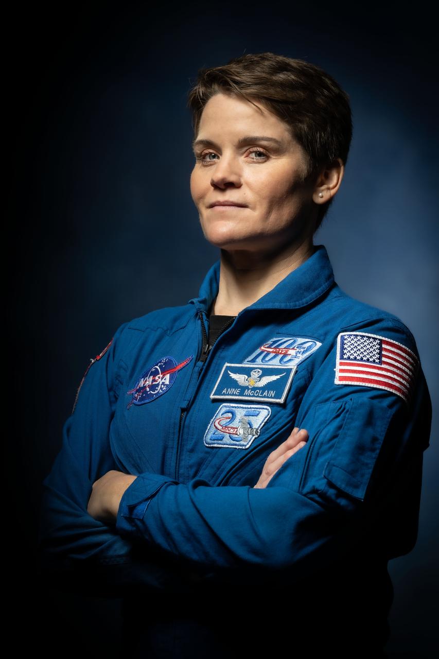 NASA astronaut Anne McClain, SpaceX Crew-10 Commander and Expedition 73 Flight Engineer