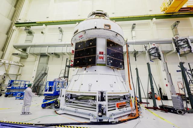 NASA image: Artemis II Orion Solar Array Wings Installed