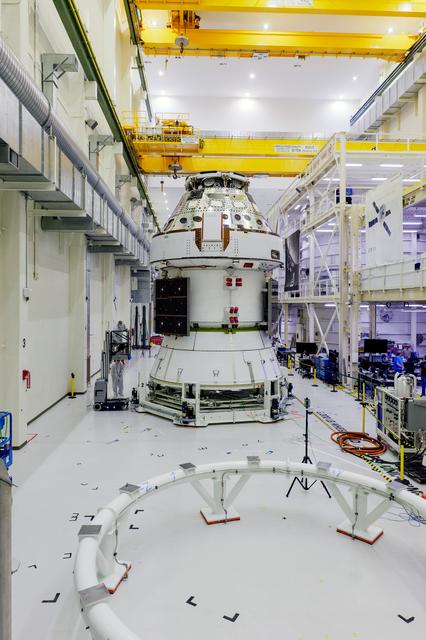 NASA image: Artemis II Orion Solar Array Wings Installed