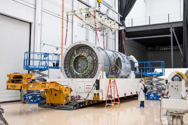 NASA image: Gateway's HALO Arrives in Arizona for Final Outfitting (jsc2025e036487)