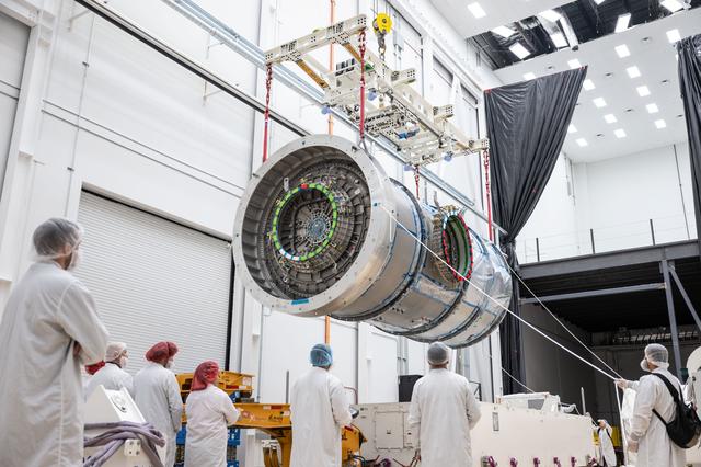 NASA image: Gateway's HALO Arrives in Arizona for Final Outfitting (jsc2025e036489)