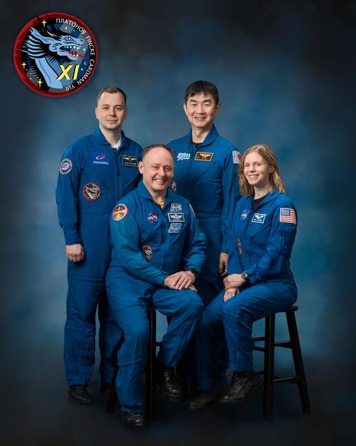 NASA image: The official crew portrait of NASA's SpaceX Crew-11 members