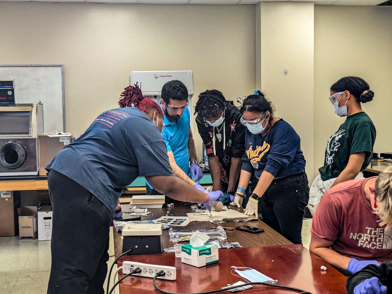 jsc2025e064335 (7/22/2025) --- This hands-on demonstration illustrated how different materials respond to different gravitational forces and their effects on flexural strength. Students engaged in experiments using models and simple testing setups to simulate the impacts of gravitational variations on material behavior. The activity allowed participants to compare how certain materials deform, crack, or maintain their structural integrity. By observing these differences, students gained a clearer understanding of how researchers design and optimize materials for use in extreme environments, such as space or high-stress industrial applications.