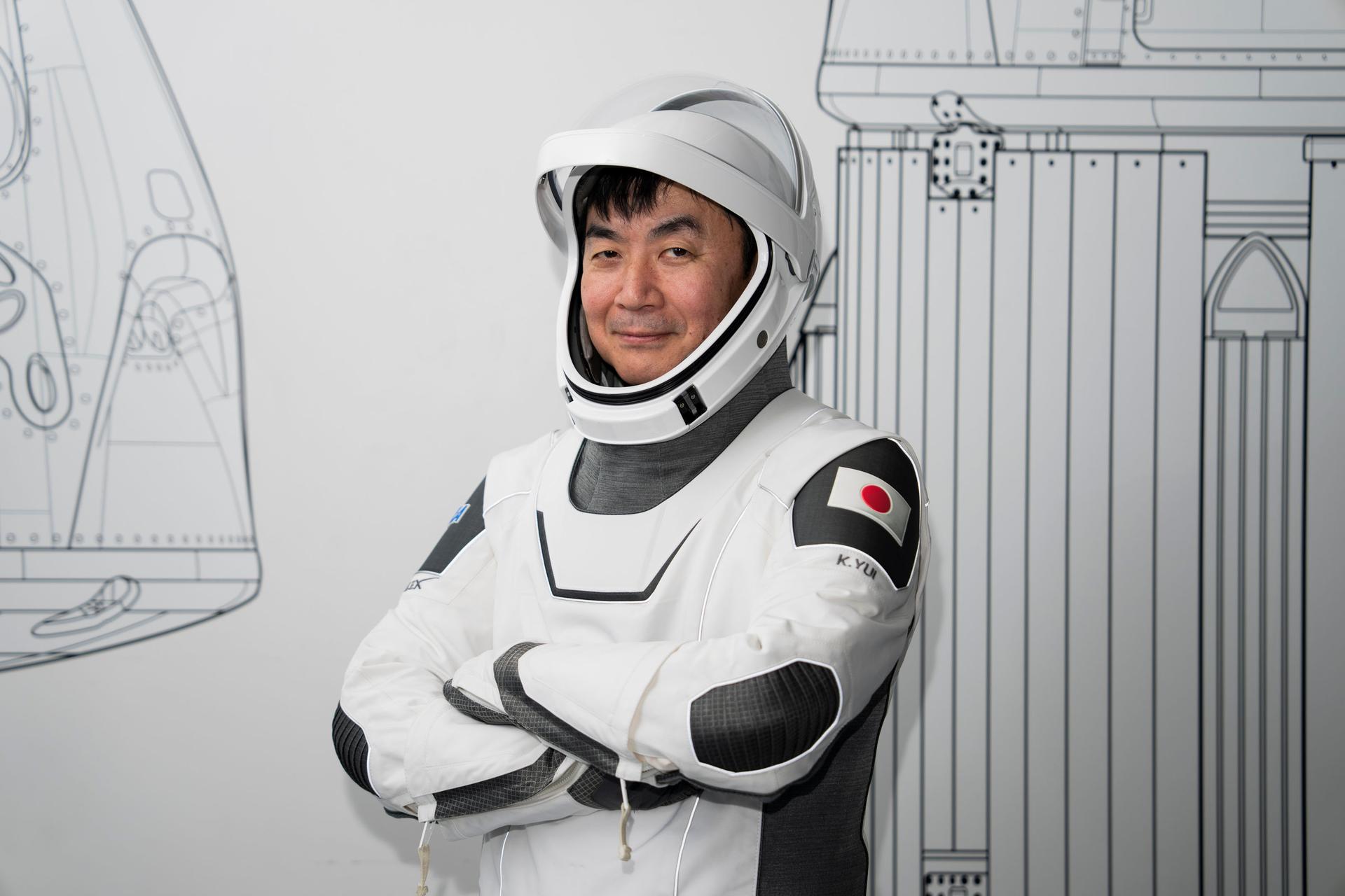 NASA’s SpaceX Crew-11 mission specialist and JAXA (Japan Aerospace Exploration Agency) astronaut Kimiya Yui poses for a photo during a training session at SpaceX facilities in Hawthorne, California.