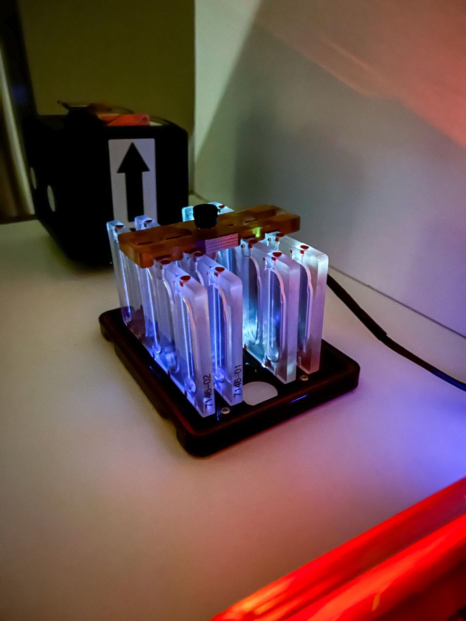 jsc2025e067422 97/9/2025) --- Agar plates for the GULBI investigation. This research uses special optical fibers to deliver ultraviolet (UV) light to inhibit the formation of microbial communities called biofilms and examine how microgravity affects the results. Credit: Arizona State University