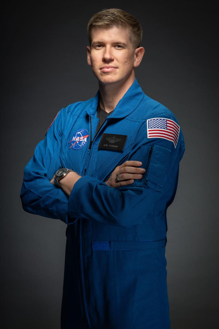 jsc2025e074919 (September 15, 2025) --- Adam Fuhrmann was selected by NASA to join the 2025 astronaut candidate class. He reported for duty in September 2025. Credit: NASA/Bill Stafford