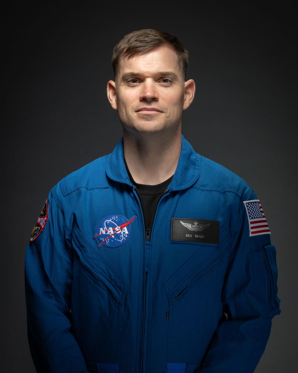 jsc2025e074931 (September 15, 2025) --- Ben Bailey was selected by NASA to join the 2025 astronaut candidate class. He reported for duty in September 2025. Credit: NASA/Bill Stafford