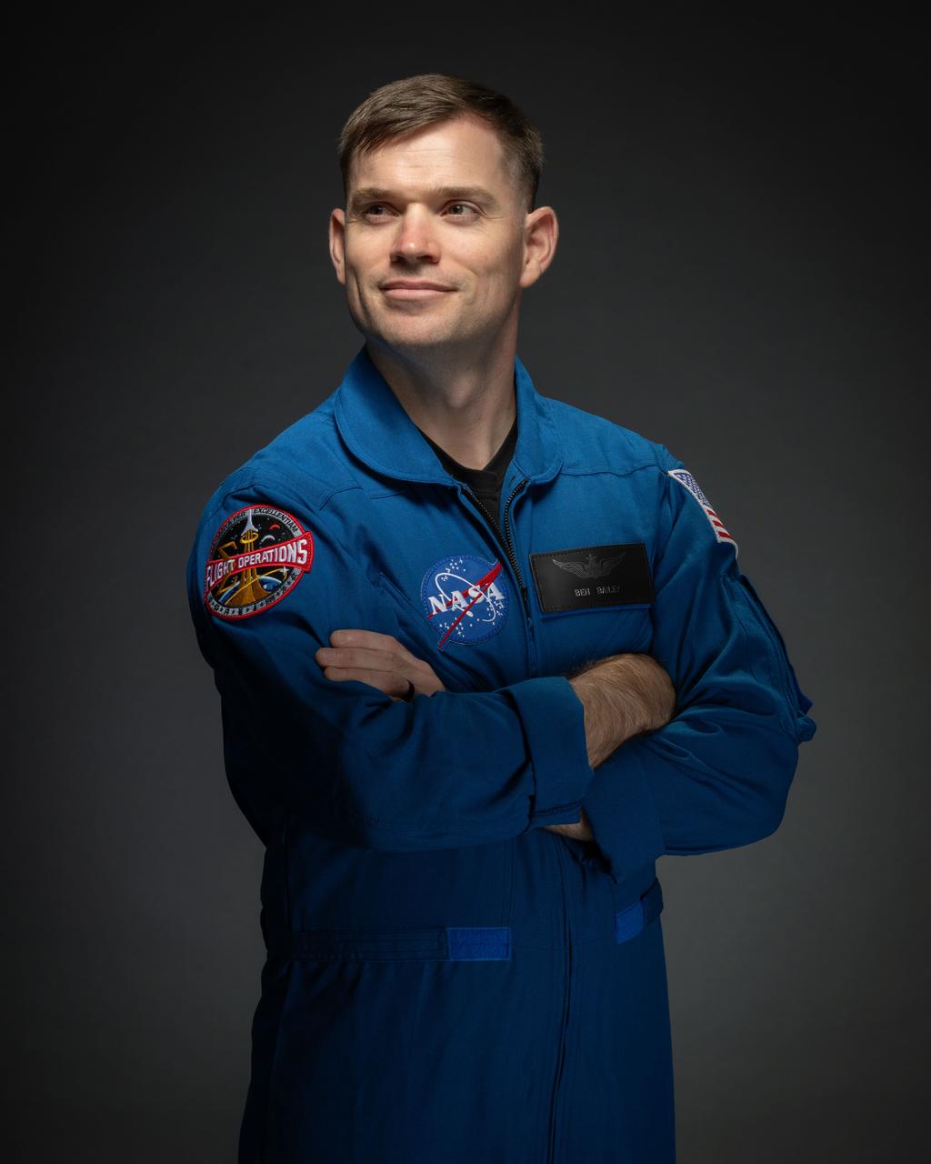 jsc2025e074933 (September 15, 2025) --- Ben Bailey was selected by NASA to join the 2025 astronaut candidate class. He reported for duty in September 2025. Credit: NASA/Bill Stafford