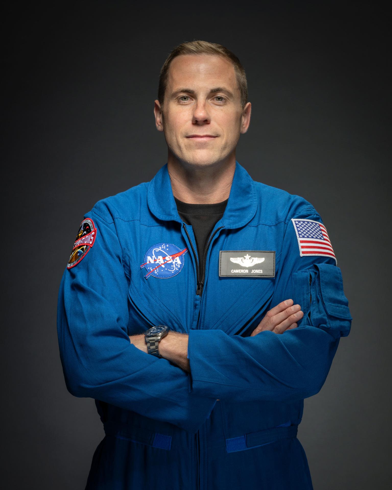 jsc2025e074938 (September 15, 2025) --- Cameron Jones was selected by NASA to join the 2025 astronaut candidate class. He reported for duty in September 2025. Credit: NASA/Bill Stafford