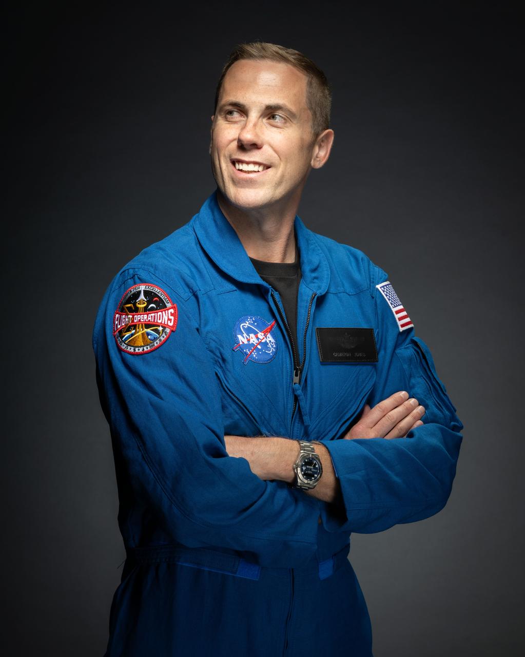 jsc2025e074940 (September 15, 2025) --- Cameron Jones was selected by NASA to join the 2025 astronaut candidate class. He reported for duty in September 2025. Credit: NASA/Bill Stafford