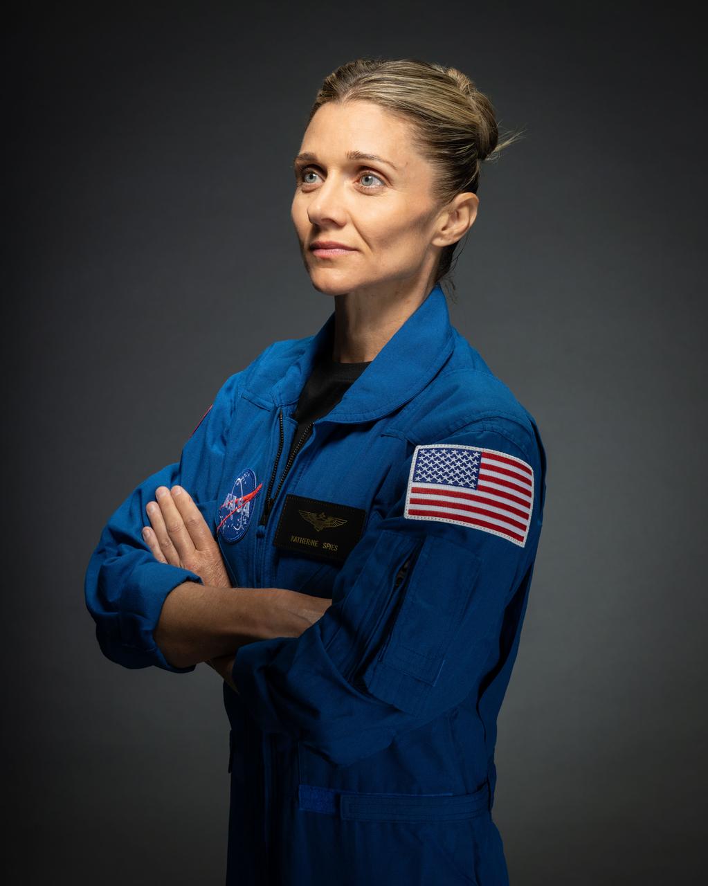 jsc2025e074949 (September 16, 2025) --- Katherine Spies was selected by NASA to join the 2025 astronaut candidate class. She reported for duty in September 2025. Credit: NASA/Bill Stafford