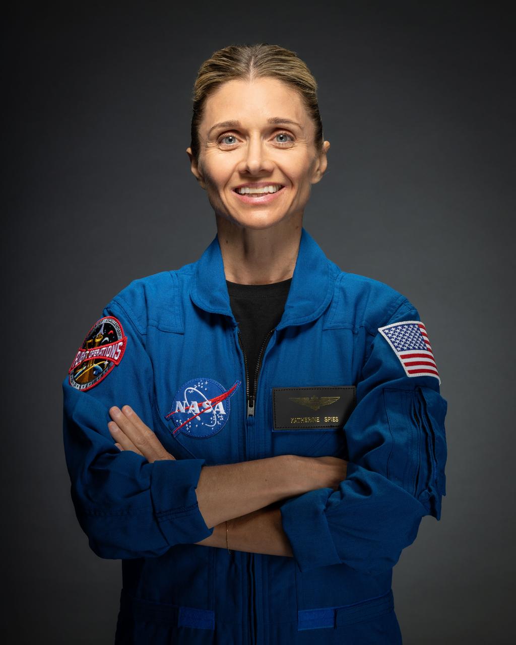 jsc2025e074950 (September 16, 2025) --- Katherine Spies was selected by NASA to join the 2025 astronaut candidate class. She reported for duty in September 2025. Credit: NASA/Bill Stafford