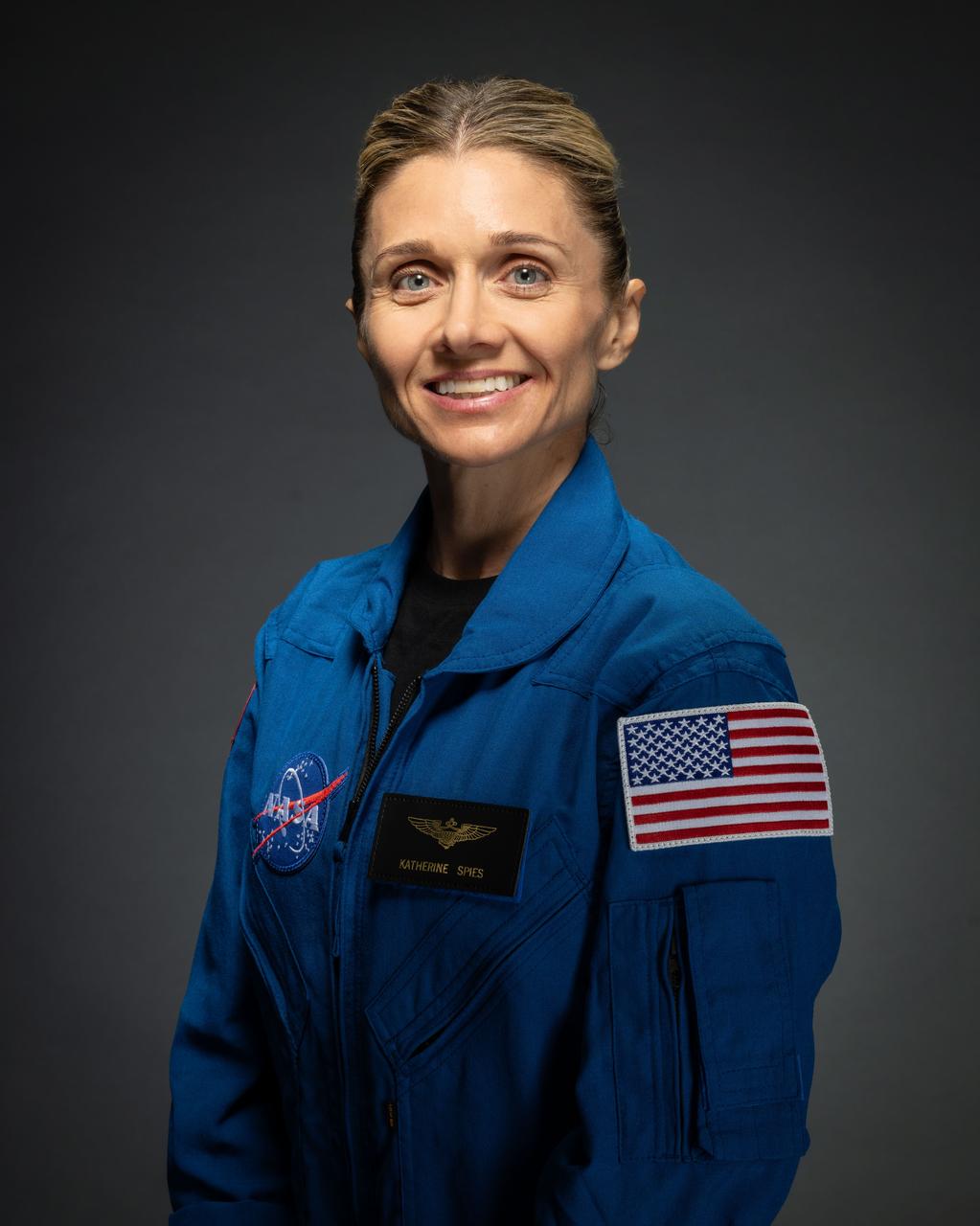 jsc2025e074951 (September 16, 2025) --- Katherine Spies was selected by NASA to join the 2025 astronaut candidate class. She reported for duty in September 2025. Credit: NASA/Bill Stafford