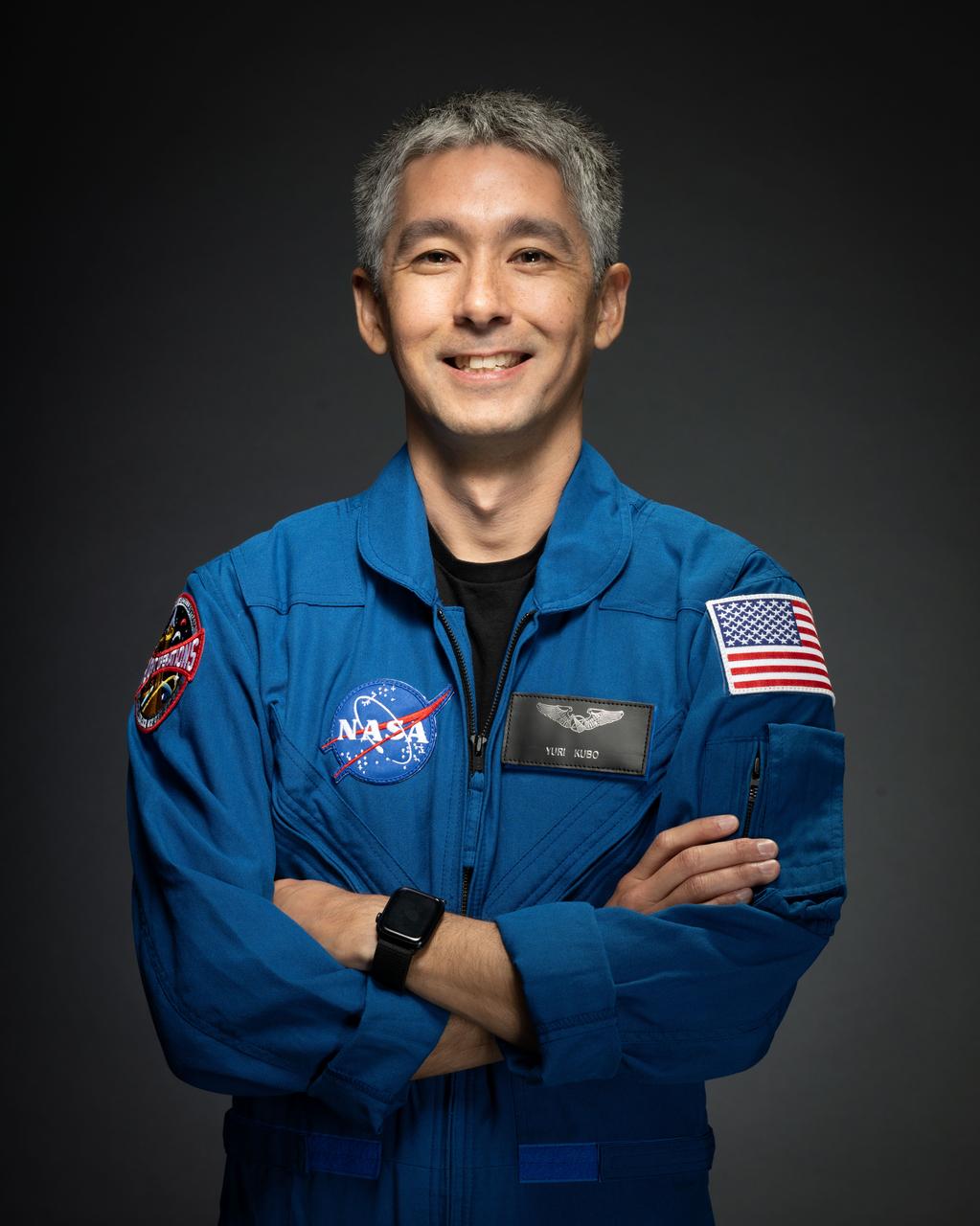 jsc2025e074972 (September 15, 2025) --- Yuri Kubo was selected by NASA to join the 2025 astronaut candidate class. He reported for duty in September 2025. Credit: NASA/Bill Stafford