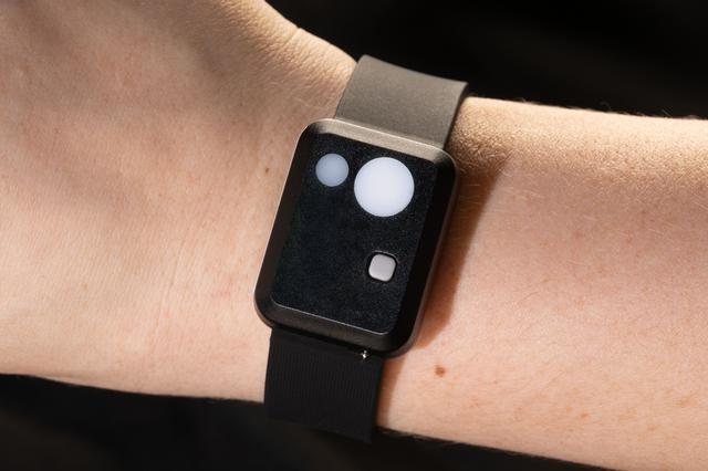 The actigraphy device that select Artemis II astronauts will wear on their wr...