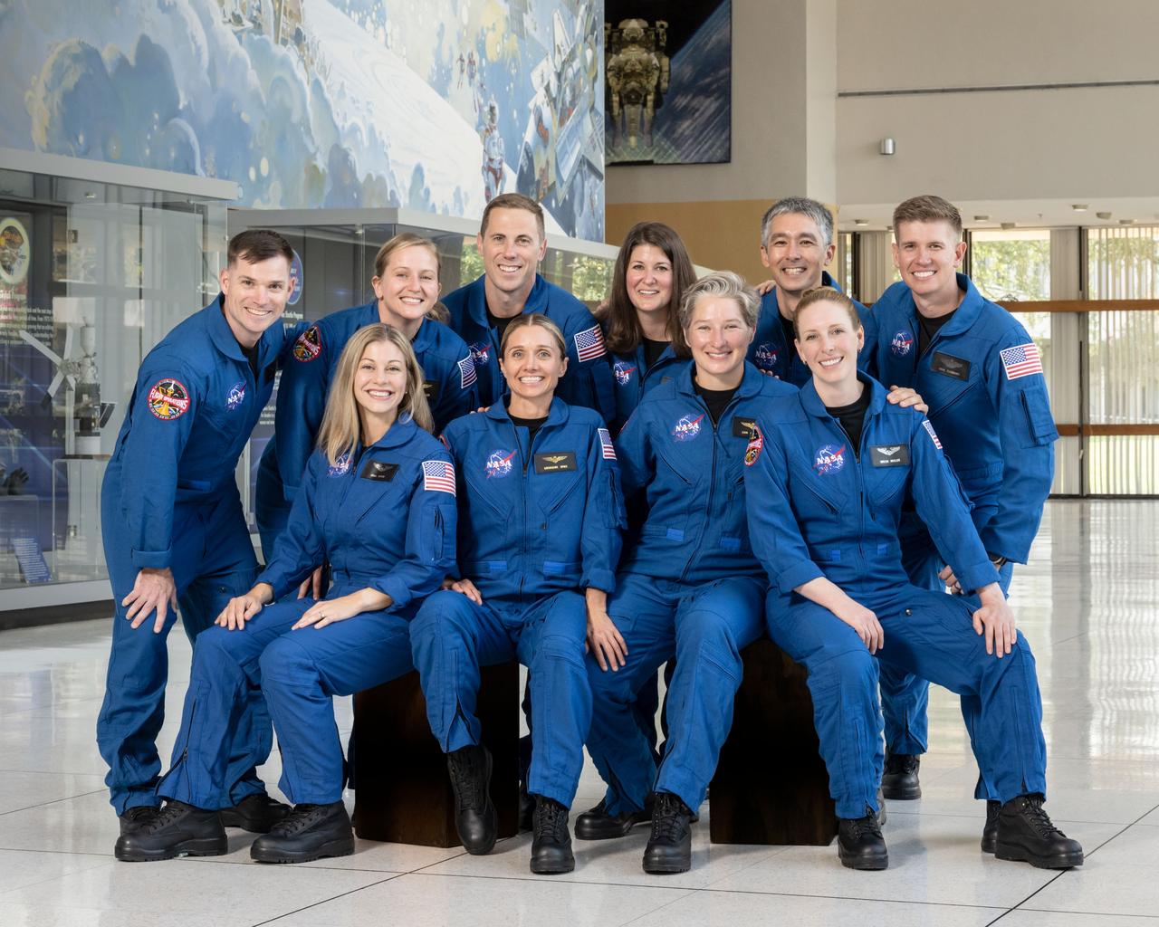 PHOTO DATE: September 17, 2025. LOCATION: Bldg. 2s, Teague Lobby. SUBJECT: Astronaut Candidate Group Photo - ASCAN Class of 2025. PHOTOGRAPHER: Josh Valcarcel
